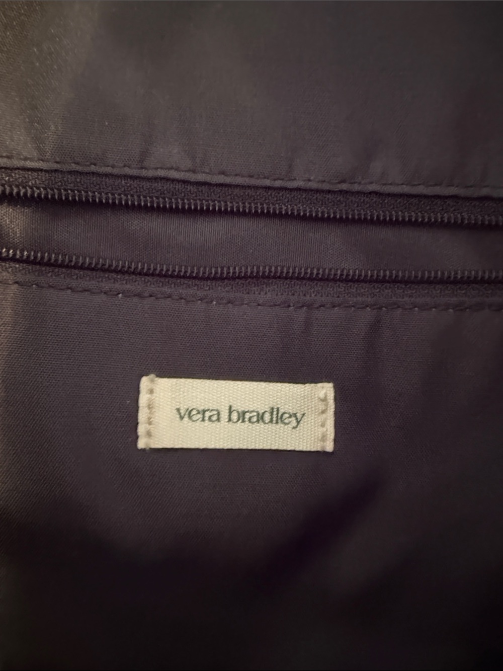 Vera Bradley Quilted Black Tote with Red, Pink, Orange & Green Floral Pattern - Picture 2 of 7